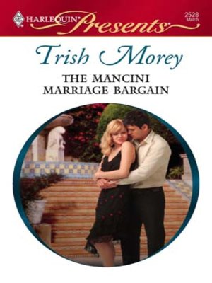 cover image of The Mancini Marriage Bargain